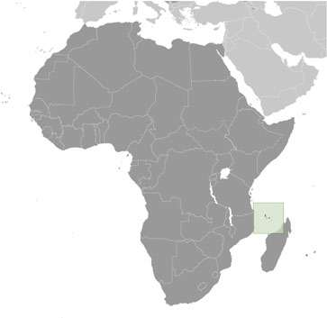 Comoros location