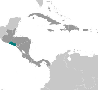 El Salvador location