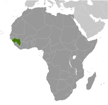 Guinea location
