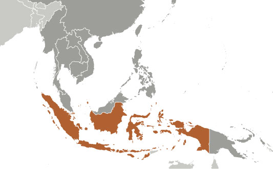 Indonesia location