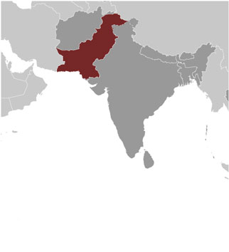 Pakistan location