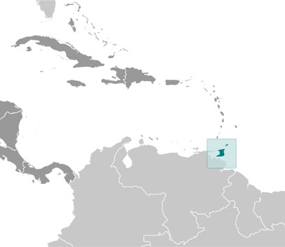 Trinidad and Tobago location