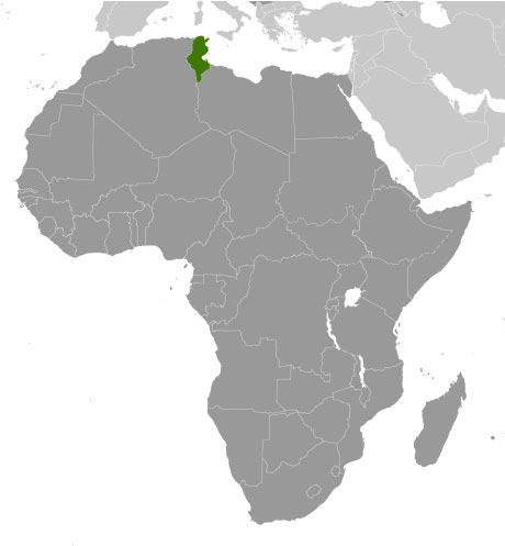 Tunisia location