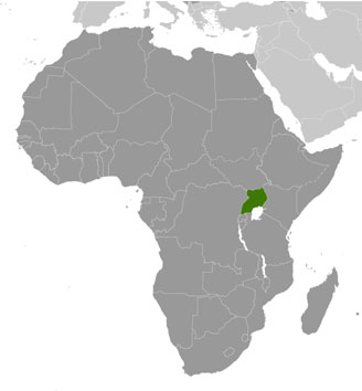 Uganda location