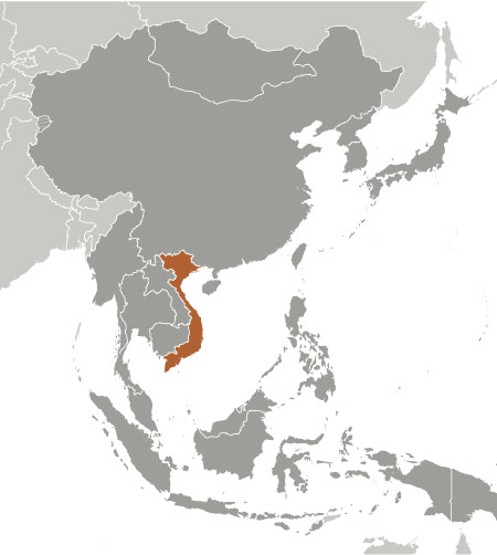 Vietnam location