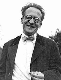 This photo shows Austrian theoretical physicist Erwin Schrodinger. He was famous for his work on quantum mechanics and won the Nobel Prize in 1933.