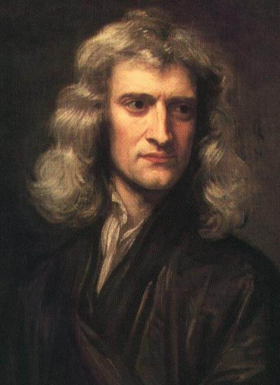 This image is of Isaac Newton, one of the most famous scientists of all time.