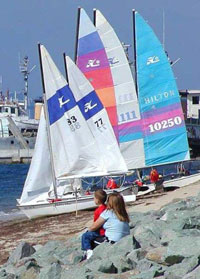 Sailing boats