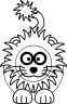 cute lion coloring page for kids