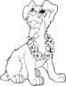 cute puppy coloring page for kids