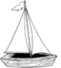 boat coloring page for kids