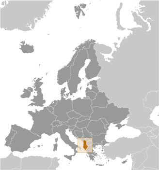 Albania location