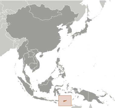 East Timor location