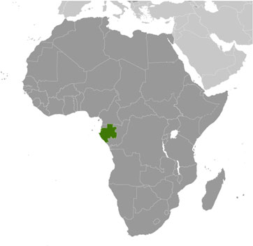 Gabon location
