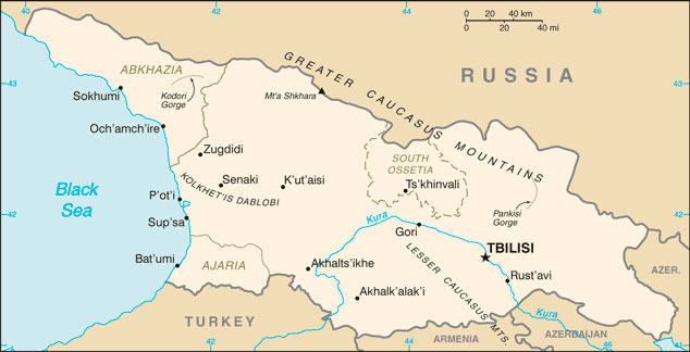 Georgia map