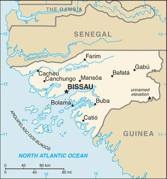 Guinea-Bissau map