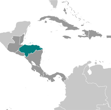 Honduras location