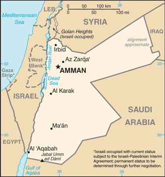 capital of jordan map