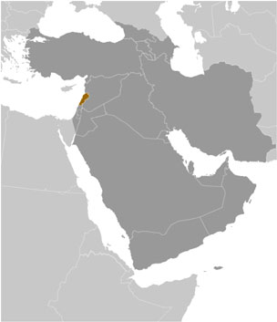 Lebanon location