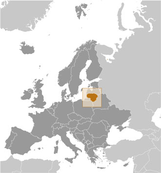 Lithuania location