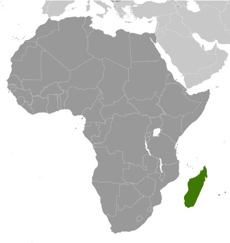 Madagascar location