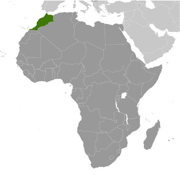 Morocco location