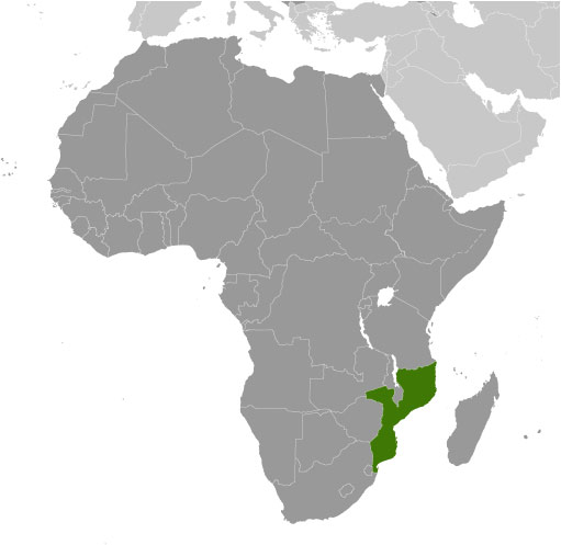 Mozambique location