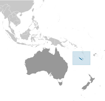 New Caledonia location