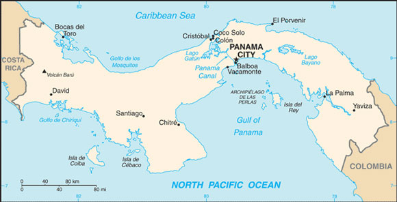 Panama map