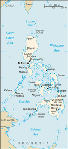 Philippines map
