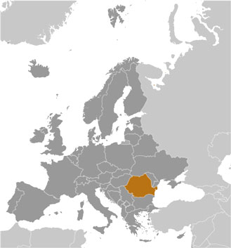 Romania location