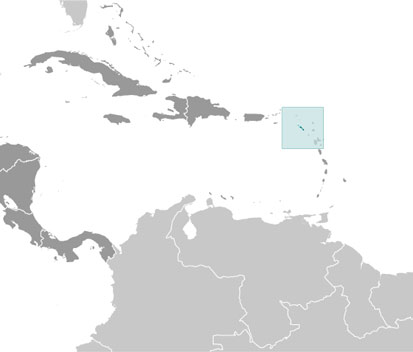 Saint Kitts and Nevis location