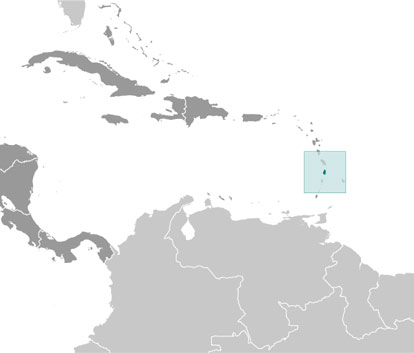 Saint Lucia location