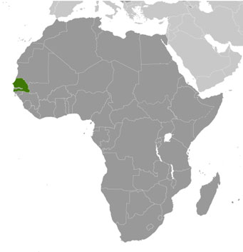 Senegal location