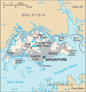 Singapore map