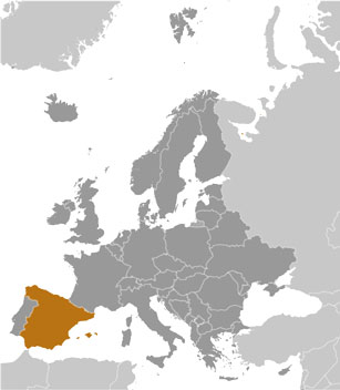 Spain location