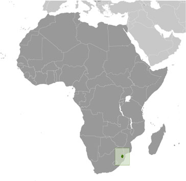 Swaziland location