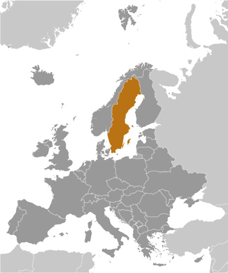 Sweden location