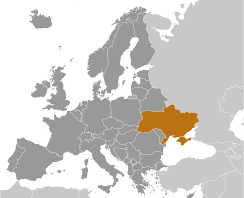 Ukraine location