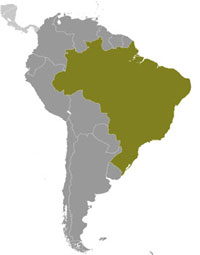 Map of Brazil