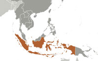 Map of Indonesia