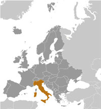 Map of Italy