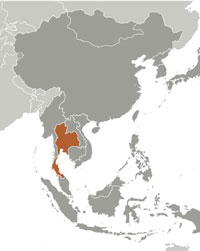 Map of Thailand