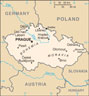 Map of Czech Republic