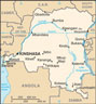 Map of Democratic Republic of Congo