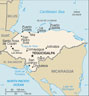 Map of Honduras