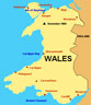 Map of Wales