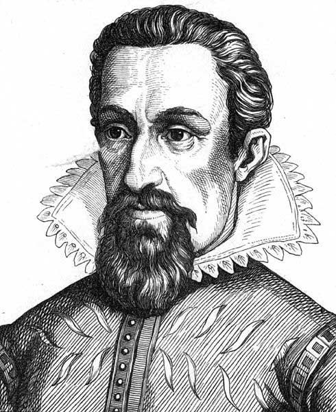 This image shows Johannes Kepler, a German astronomer famous for his laws of planetary motion.