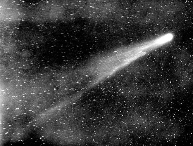 This is an amazing photo of Halley’s Comet that was taken back in 1910. Halley’s Comet is only visible from Earth around every 75 years.