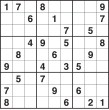 Medium sudoku puzzle number 1
